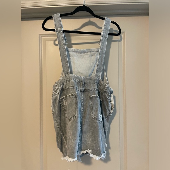 Lizard thicket Jean overall dress - Picture 3 of 4